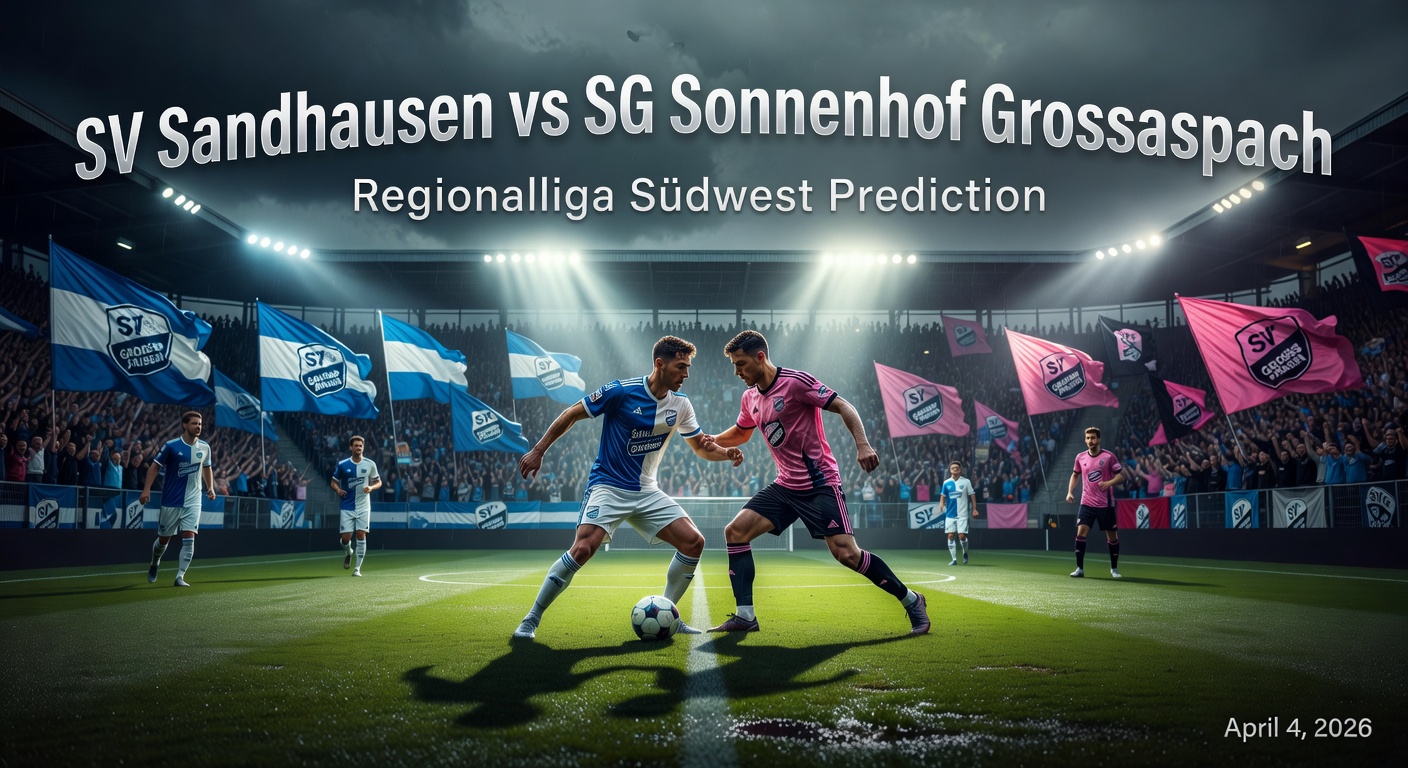 SV Sandhausen vs SG Sonnenhof Grossaspach Pronóstico / Prediction