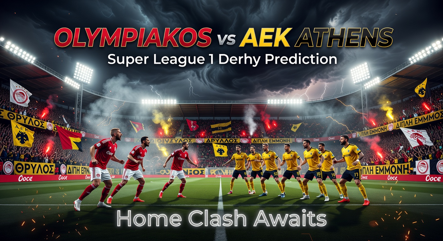 Olympiakos Piraeus vs AEK Athens FC Pronóstico / Prediction