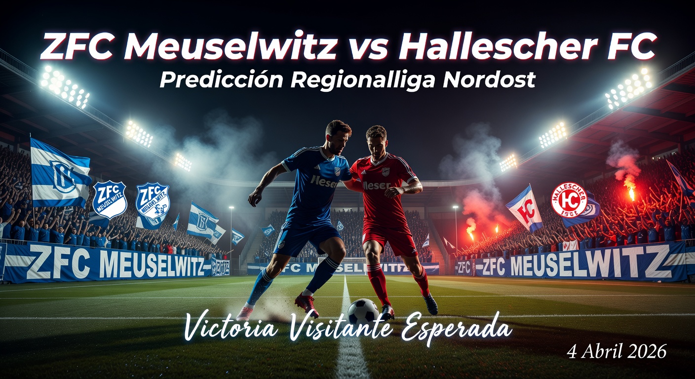 ZFC Meuselwitz vs Hallescher FC Pronóstico / Prediction