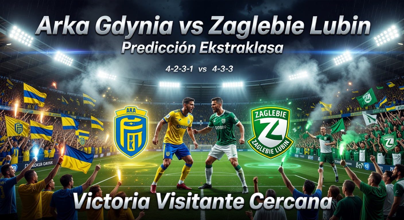 Arka Gdynia vs Zaglebie Lubin Pronóstico / Prediction