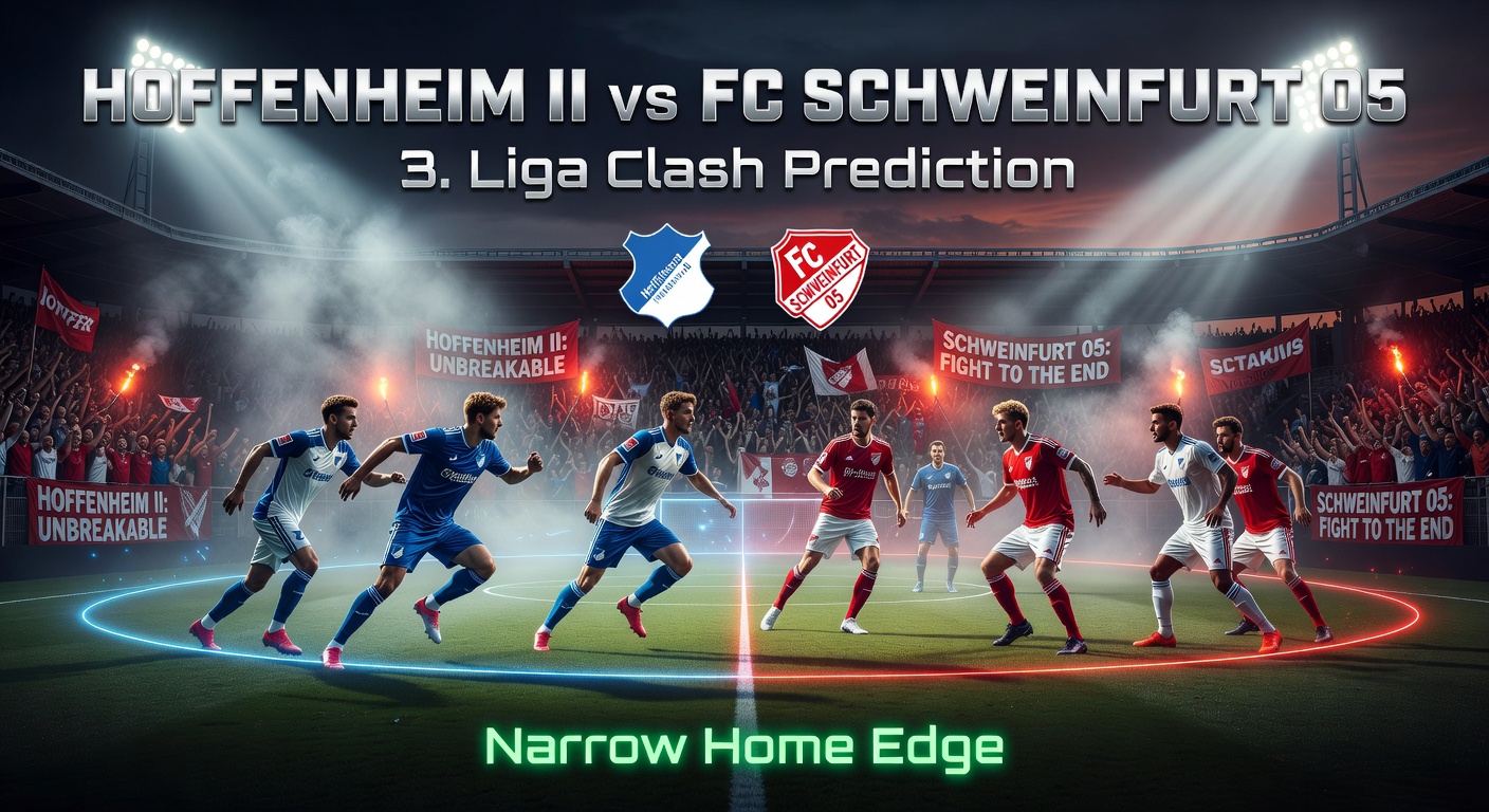 Hoffenheim II vs FC Schweinfurt 05 Pronóstico / Prediction