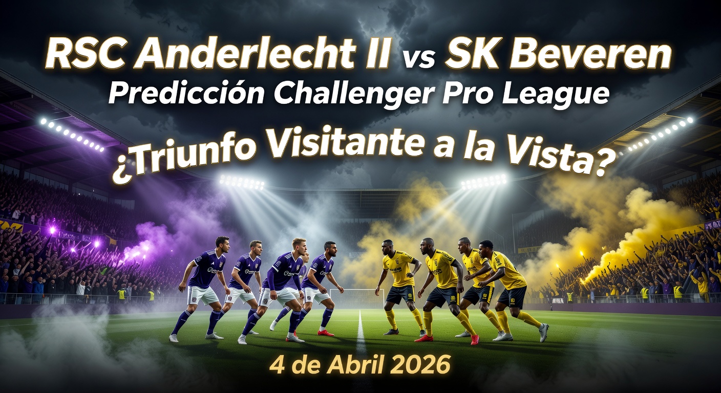 RSC Anderlecht II vs SK Beveren Pronóstico / Prediction