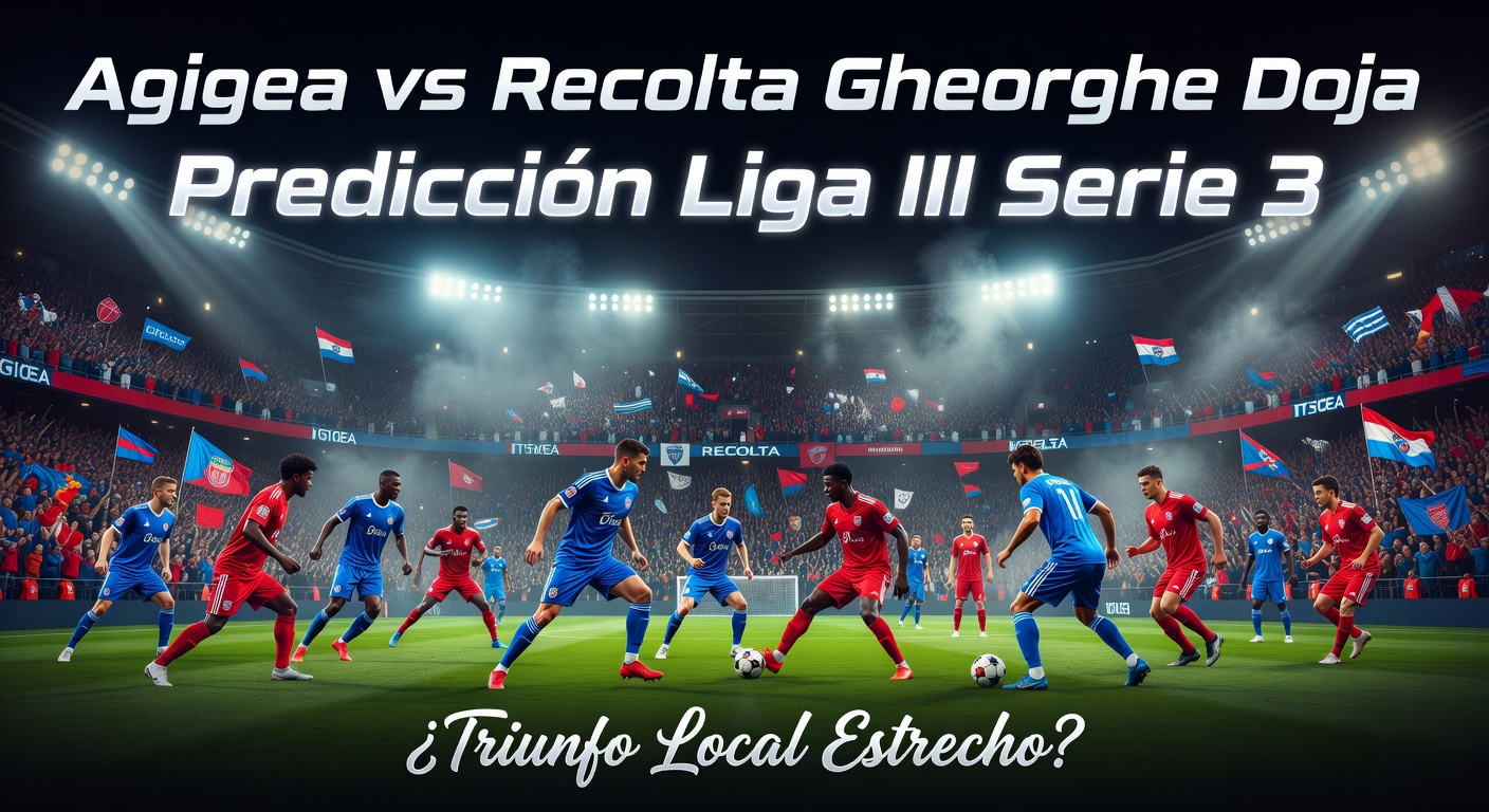Agigea vs Recolta Gheorghe Doja Pronóstico / Prediction