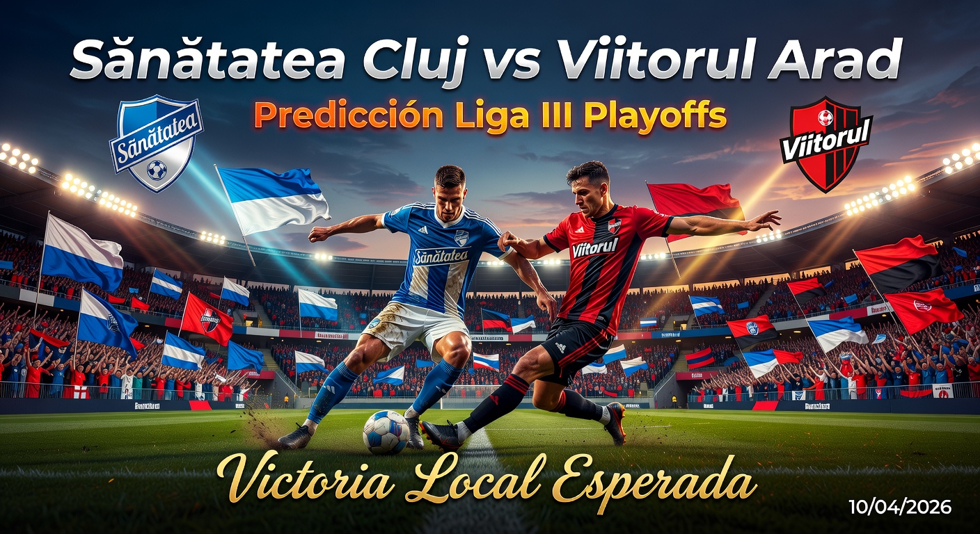Sănătatea Cluj vs Viitorul Arad Pronóstico / Prediction