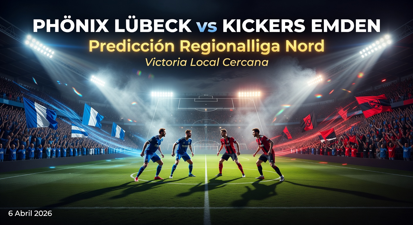 Phönix Lübeck vs Kickers Emden Pronóstico / Prediction