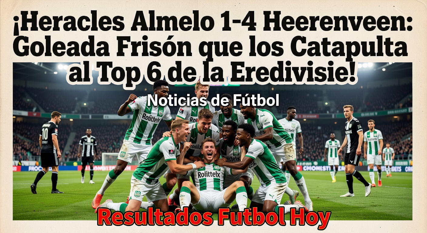 Heracles Almelo 1-4 Heerenveen (Eredivisie) - ESPN