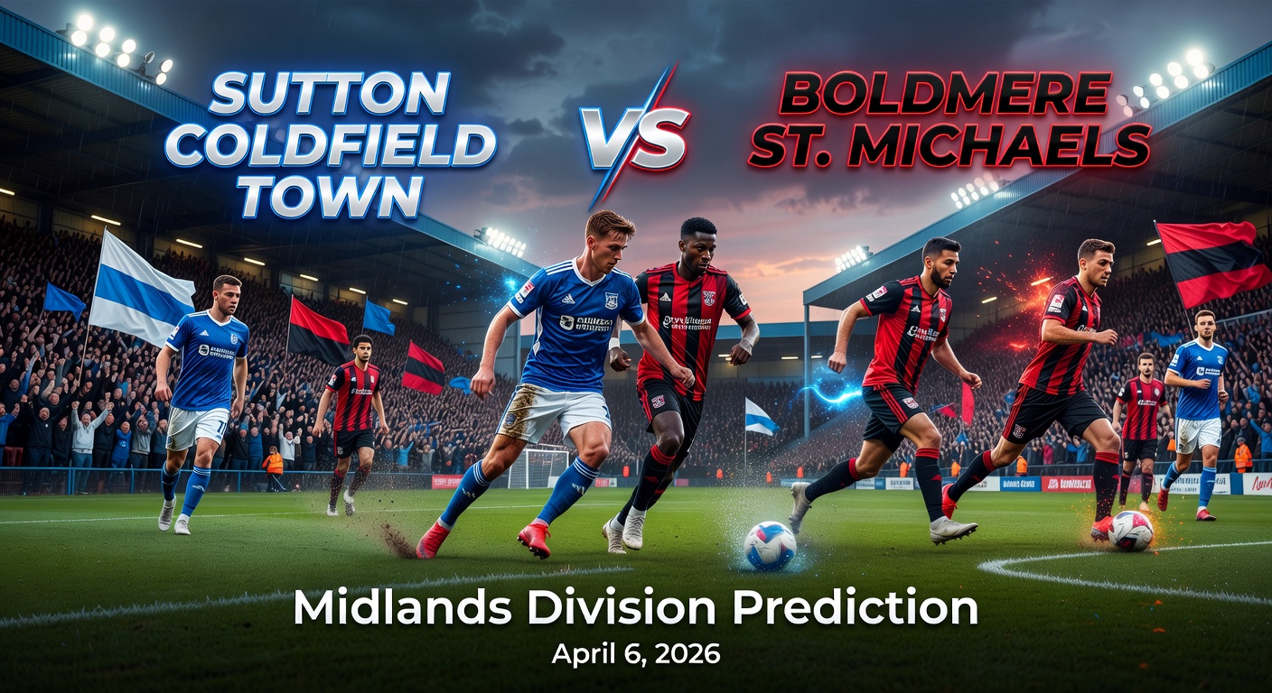 Sutton Coldfield Town vs Boldmere St. Michaels Pronóstico / Prediction