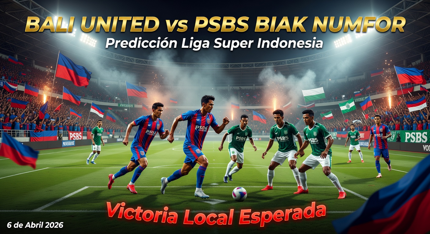 Bali United vs PSBS Biak Numfor Pronóstico / Prediction