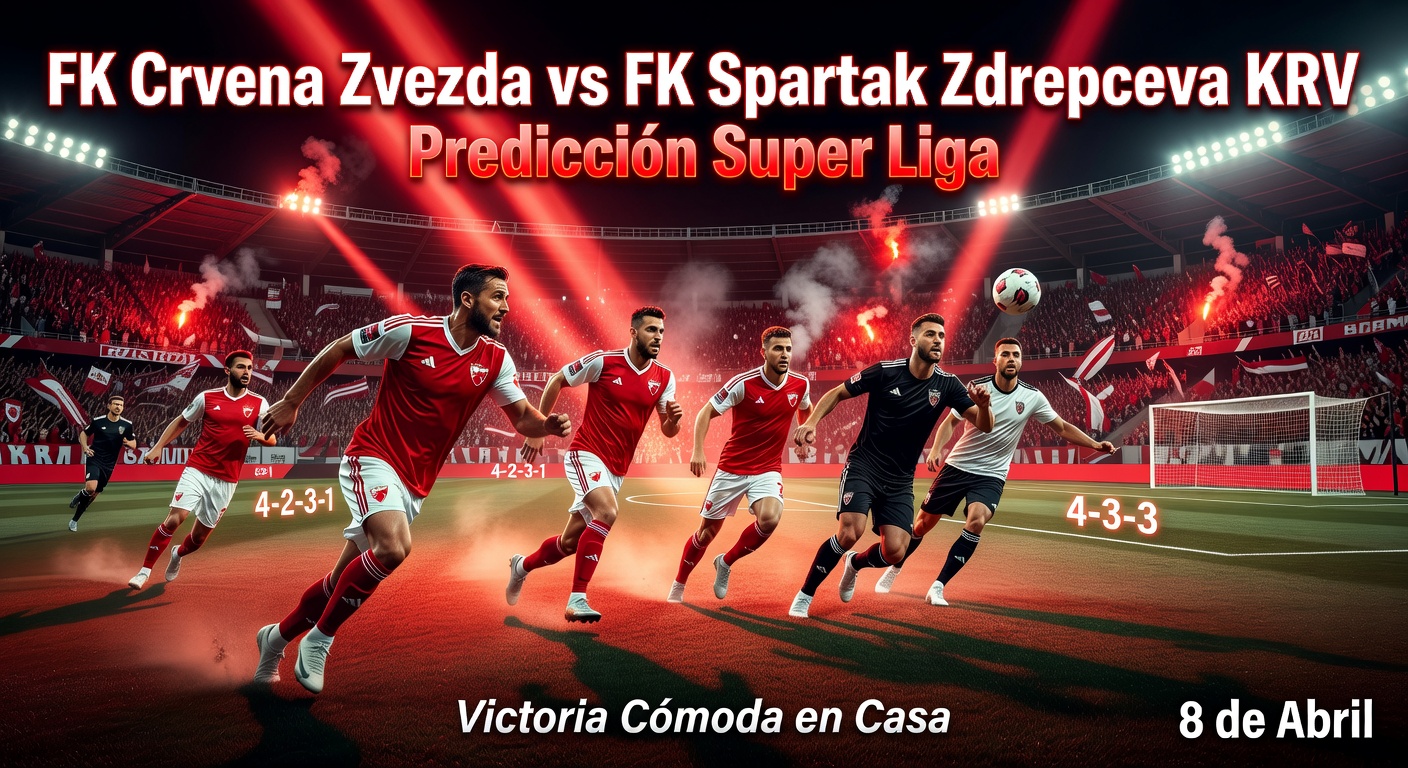 FK Crvena Zvezda vs FK Spartak Zdrepceva KRV Pronóstico / Prediction