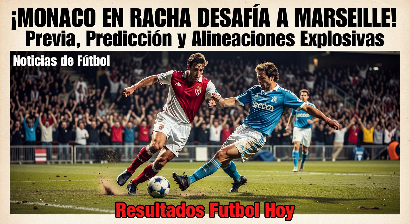 Monaco vs Marseille - Ligue 1 evening showdown