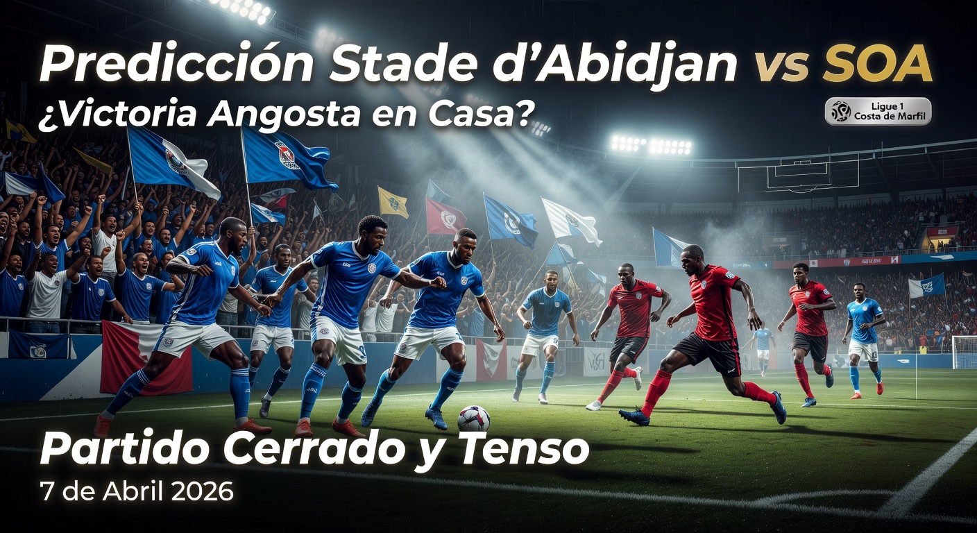 Stade d'Abidjan vs SOA Pronóstico / Prediction