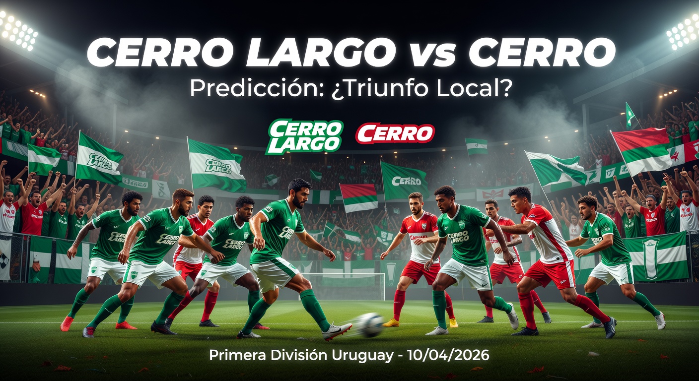 Cerro Largo vs Cerro Pronóstico / Prediction