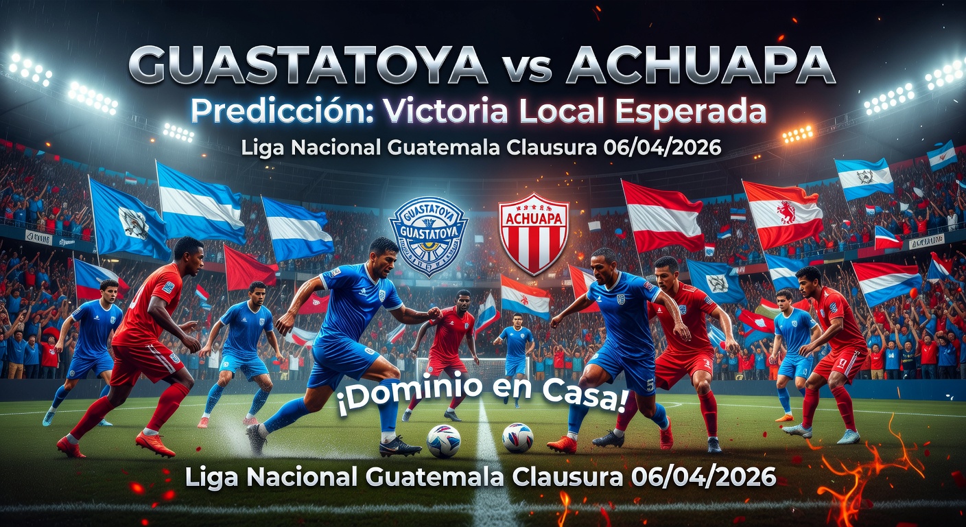Guastatoya vs Achuapa Pronóstico / Prediction