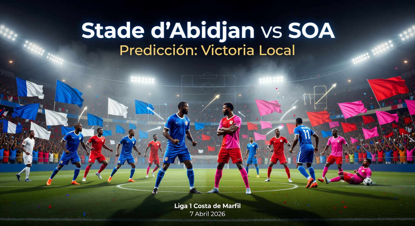 Stade d'Abidjan vs SOA Pronóstico / Prediction