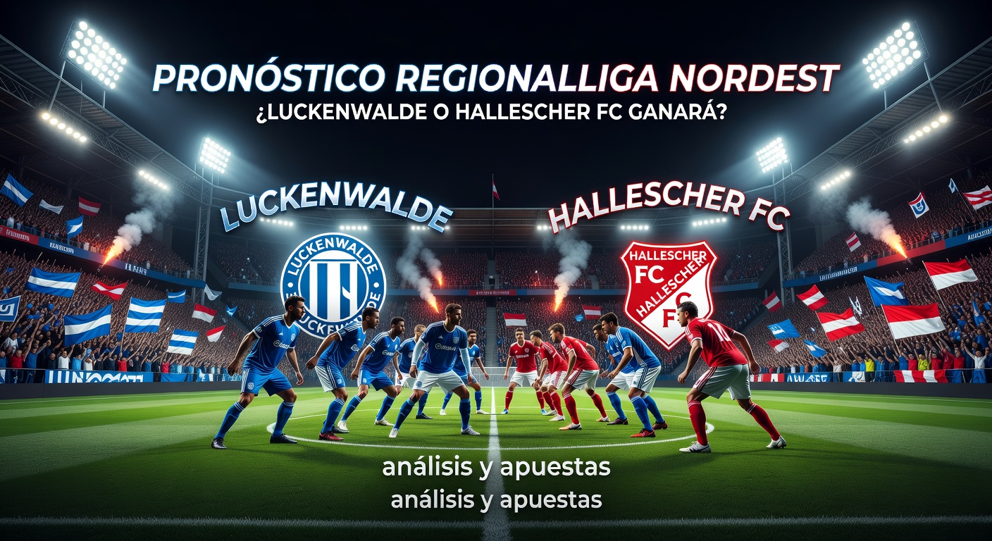 Luckenwalde vs Hallescher FC Pronóstico / Prediction