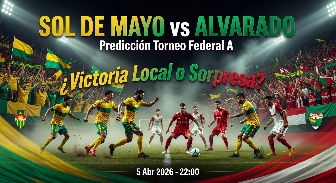 Sol de Mayo vs Alvarado Pronóstico / Prediction