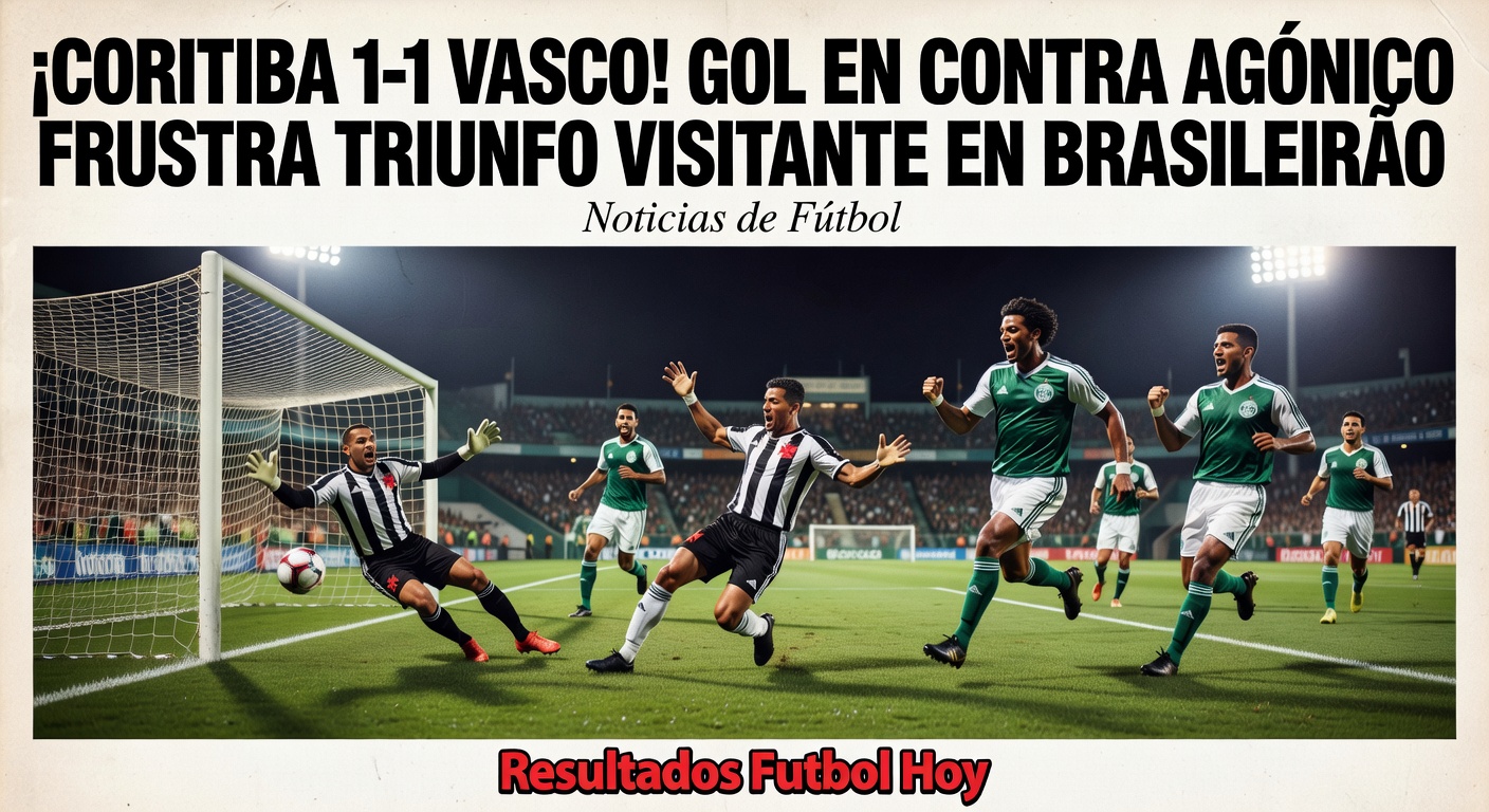 Coritiba and Vasco da Gama share spoils 1-1 in Serie A (BBC Sport)