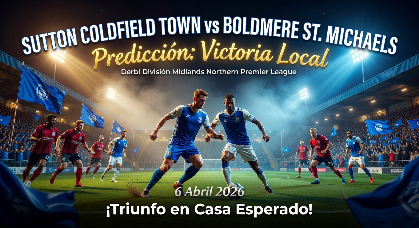 Sutton Coldfield Town vs Boldmere St. Michaels Pronóstico / Prediction