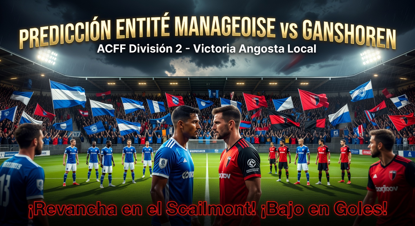 Entité Manageoise vs Ganshoren Pronóstico / Prediction