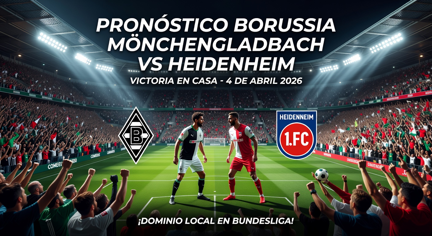 Borussia Mönchengladbach vs 1. FC Heidenheim Pronóstico / Prediction