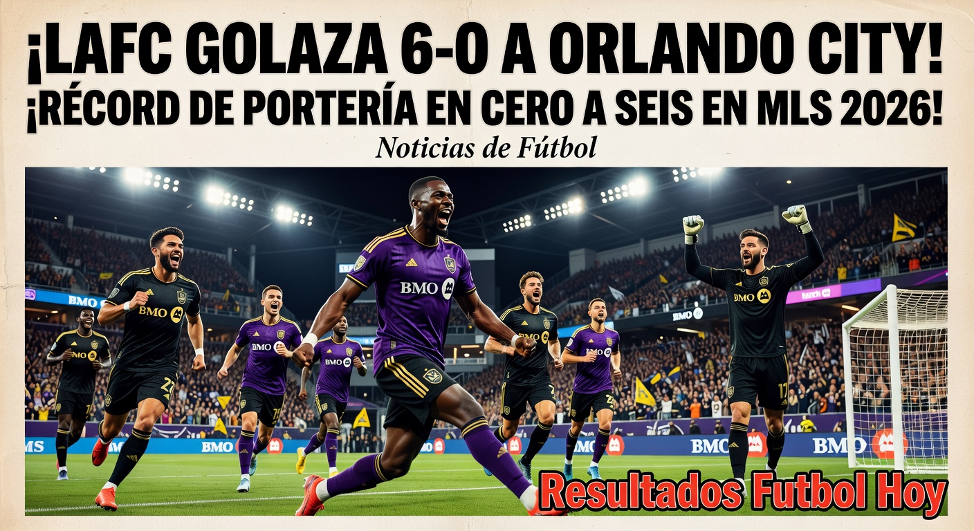 LAFC Crush Orlando City 6-0 in MLS (LAFC site, 17 hours ago)