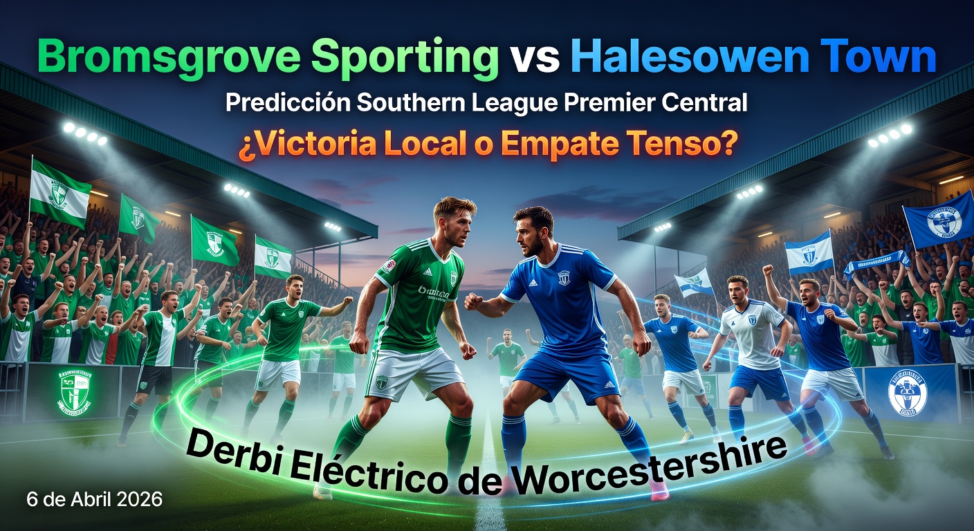 Bromsgrove Sporting vs Halesowen Town Pronóstico / Prediction