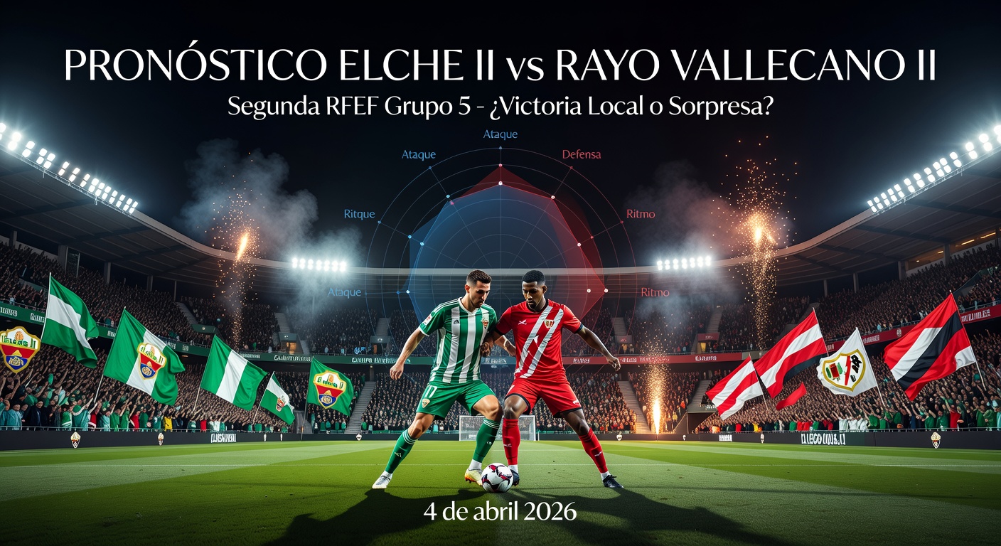 Elche II vs Rayo Vallecano II Pronóstico / Prediction