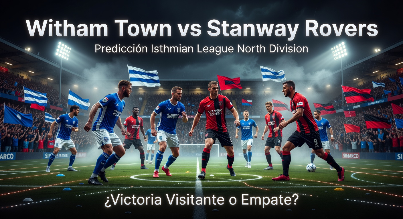 Witham Town vs Stanway Rovers Pronóstico / Prediction
