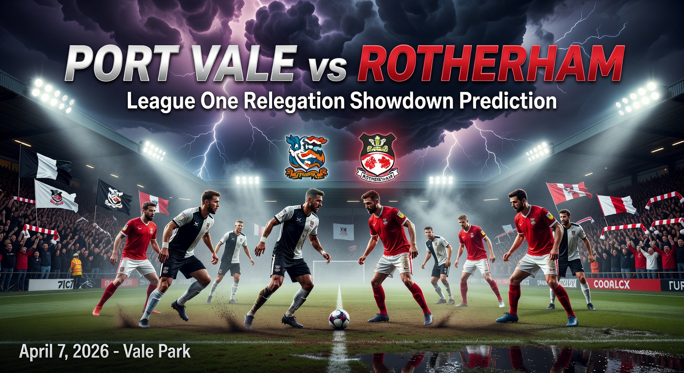 Port Vale vs Rotherham Pronóstico / Prediction