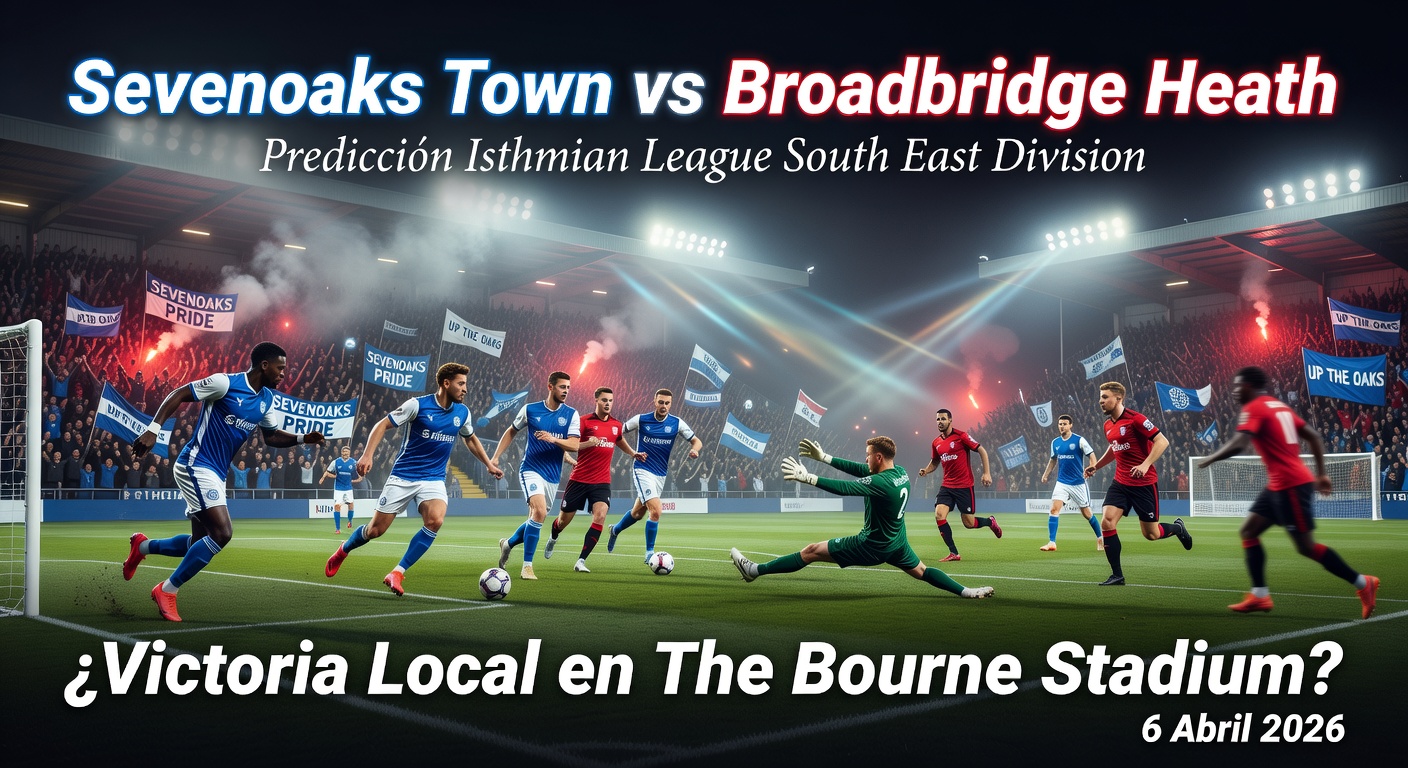 Sevenoaks Town vs Broadbridge Heath Pronóstico / Prediction