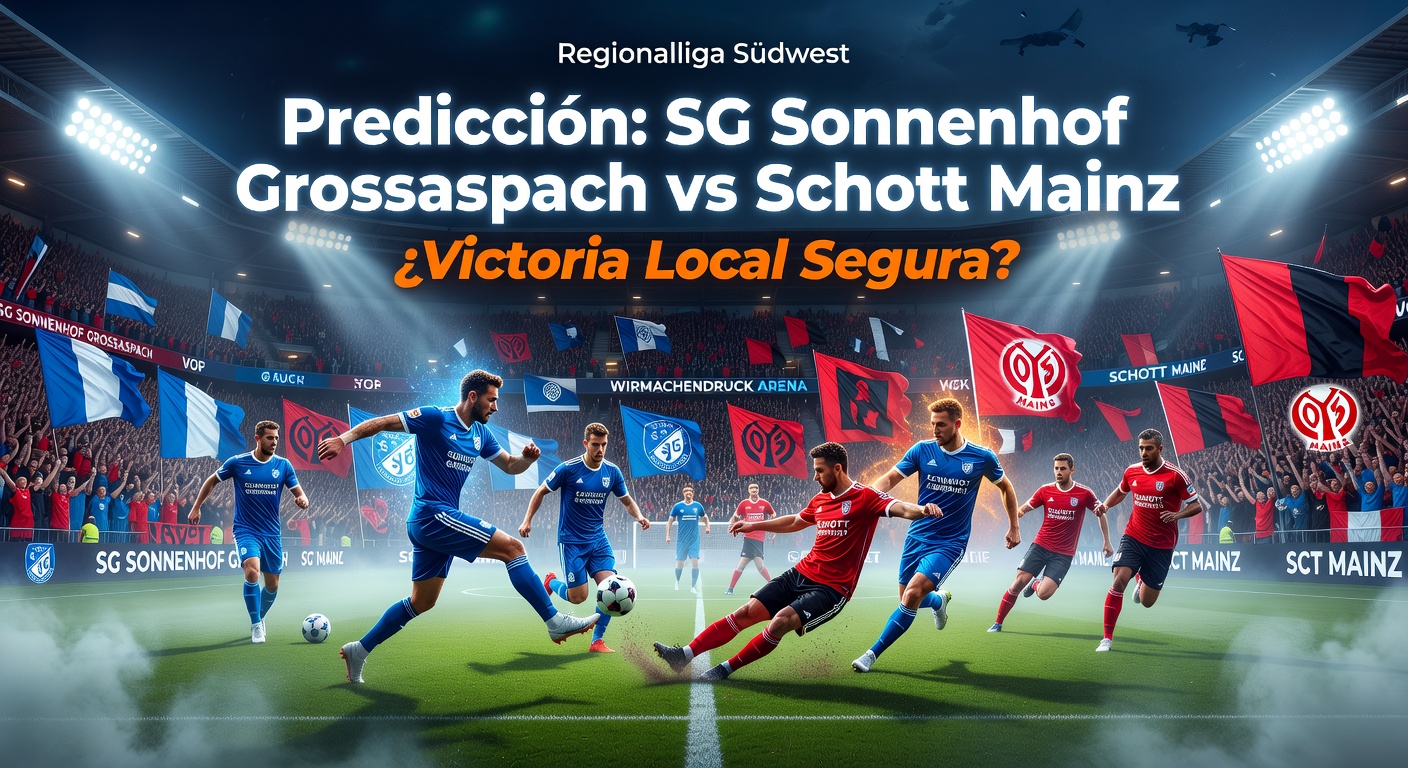 SG Sonnenhof Grossaspach vs Schott Mainz Pronóstico / Prediction