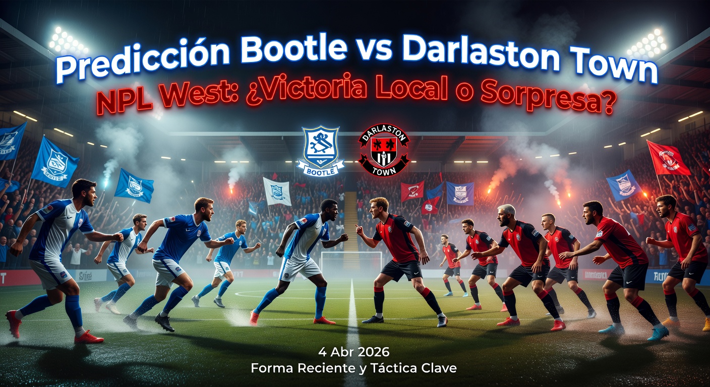 Bootle vs Darlaston Town Pronóstico / Prediction