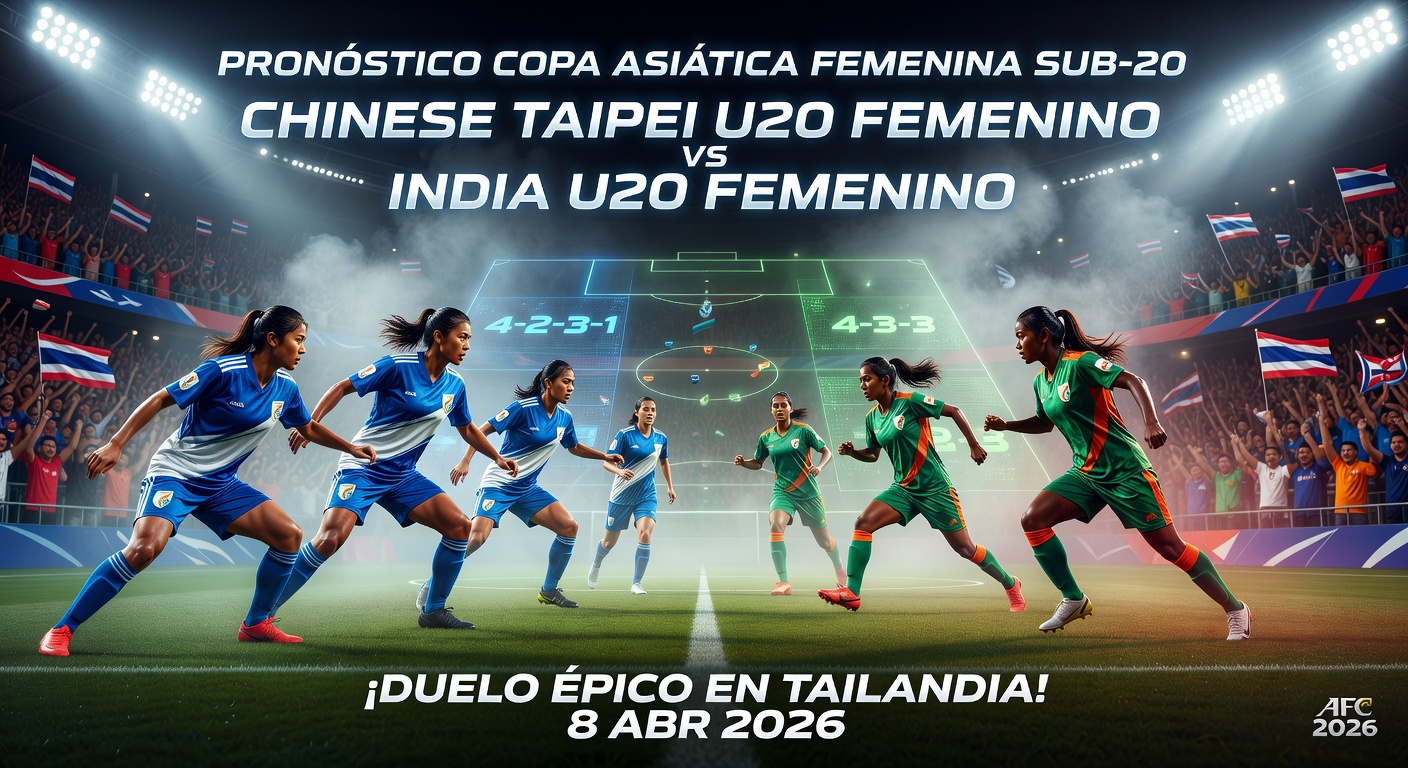 Chinese Taipei U20 W vs India U20 W Pronóstico / Prediction