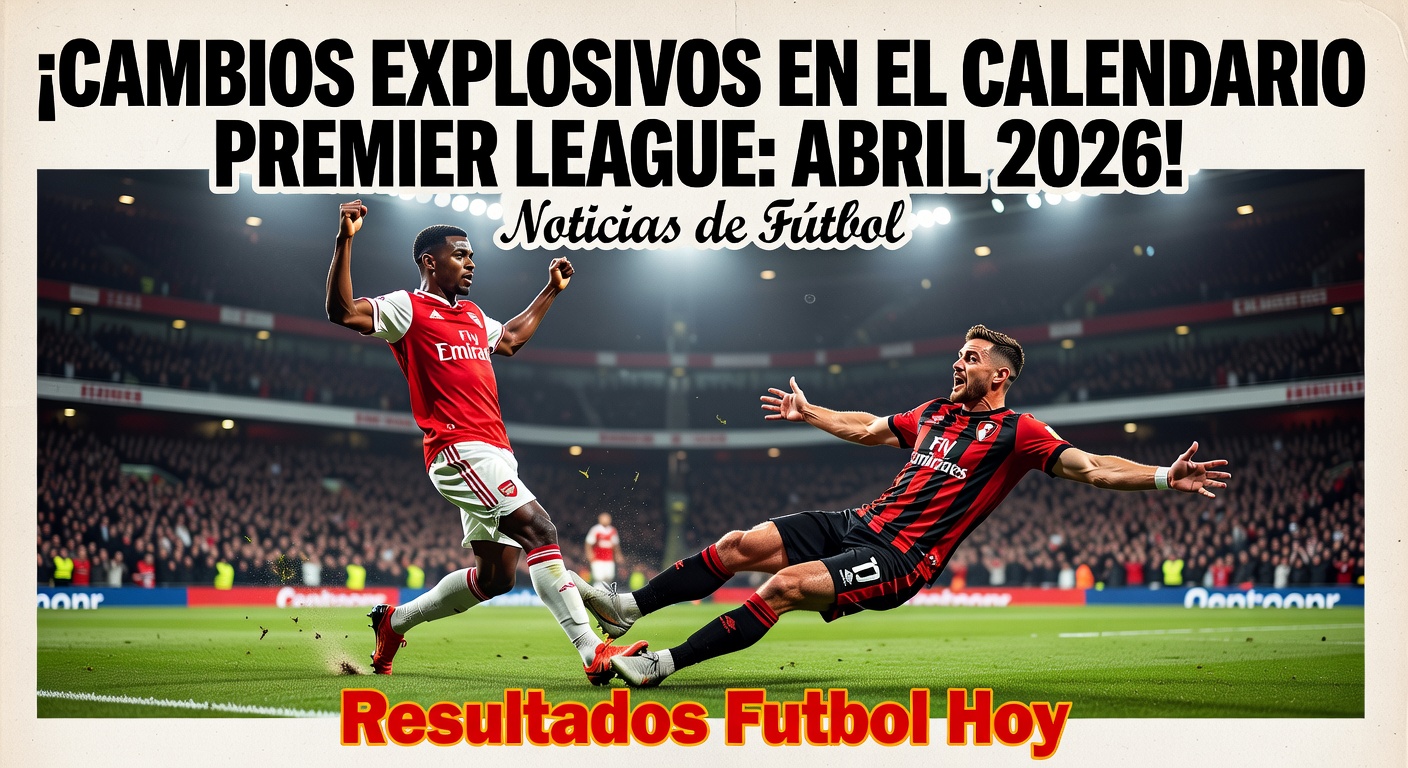 Premier League fixture changes for April announced