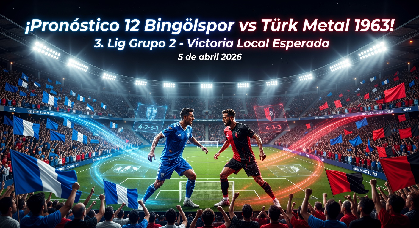 12 Bingölspor vs Türk Metal 1963 Pronóstico / Prediction