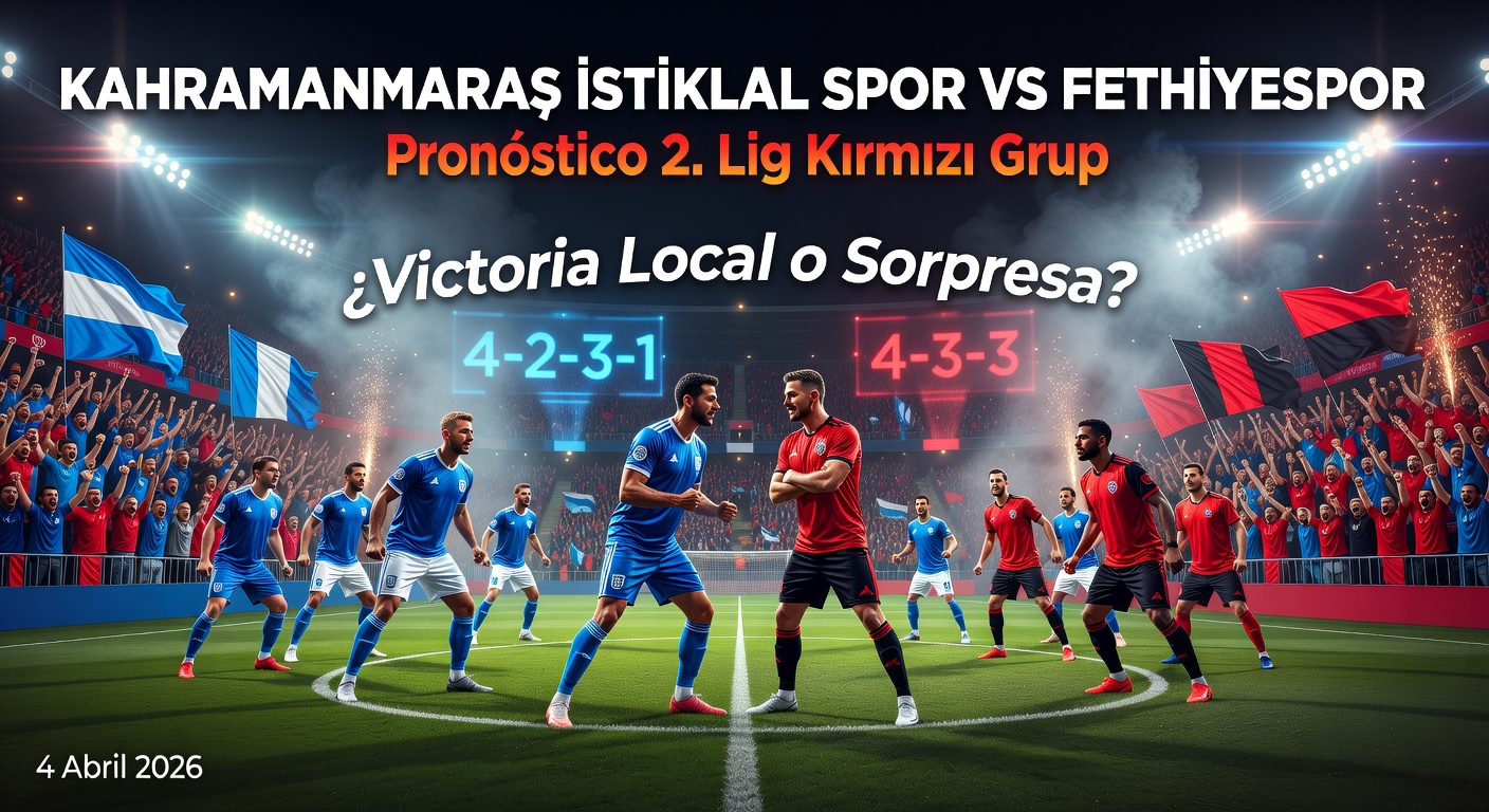  Kahramanmaraş İstiklal Spor vs Fethiyespor Pronóstico / Prediction