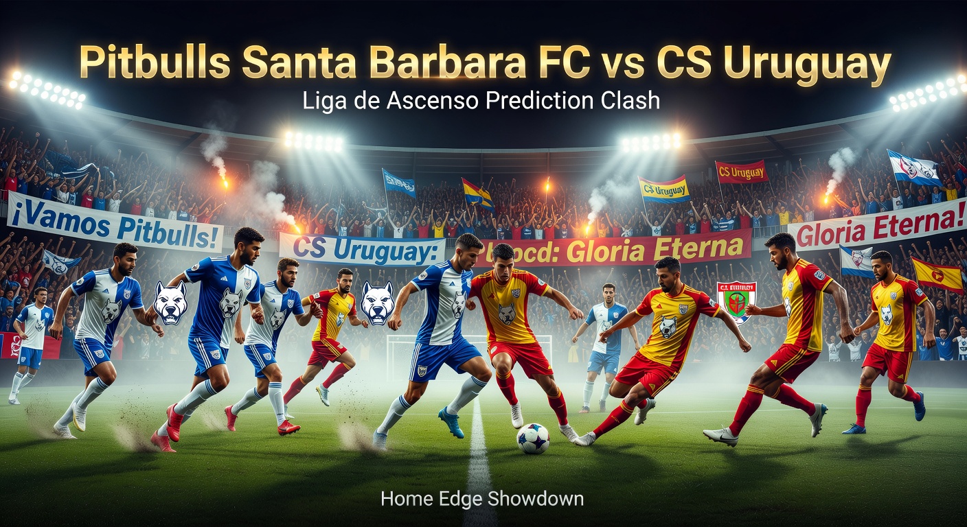 Pitbulls Santa Barbara FC vs CS Uruguay Pronóstico / Prediction