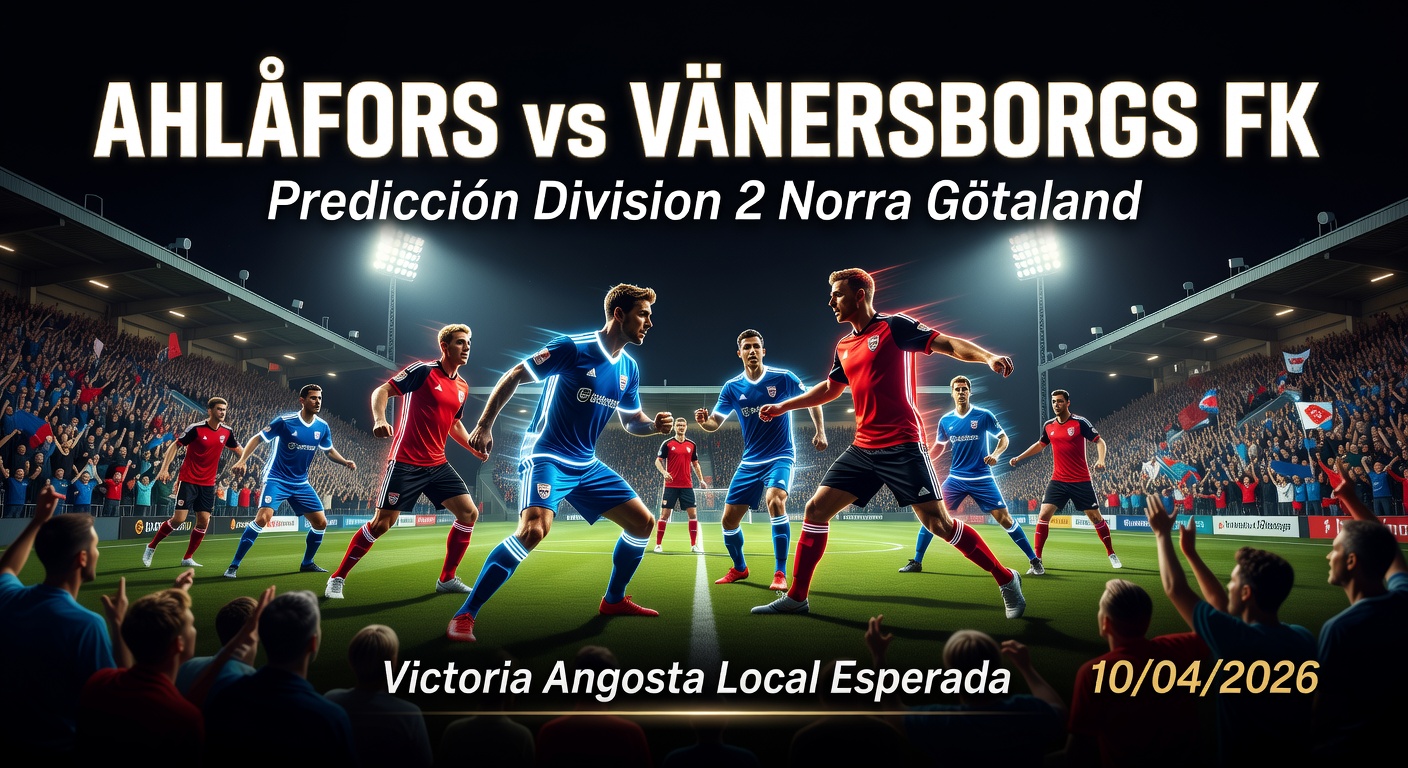 Ahlafors vs Vänersborgs FK Pronóstico / Prediction