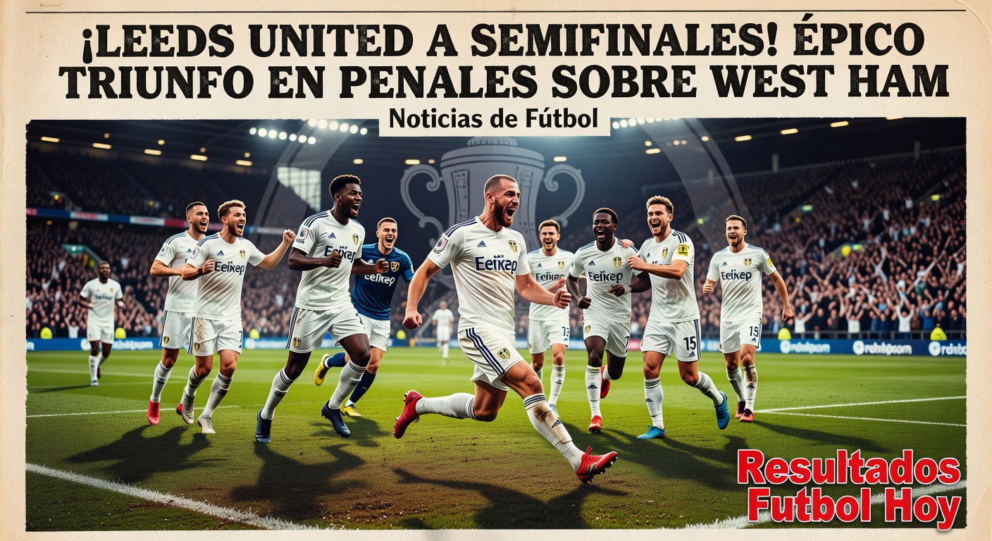FA Cup Semi-Finalists Confirmed: Leeds Reach Last Four for First Time in 39 Years (BBC Sport, 5 hours ago)