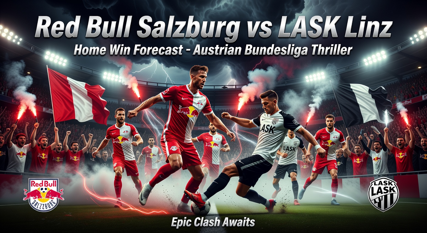 Red Bull Salzburg vs Lask Linz Pronóstico / Prediction