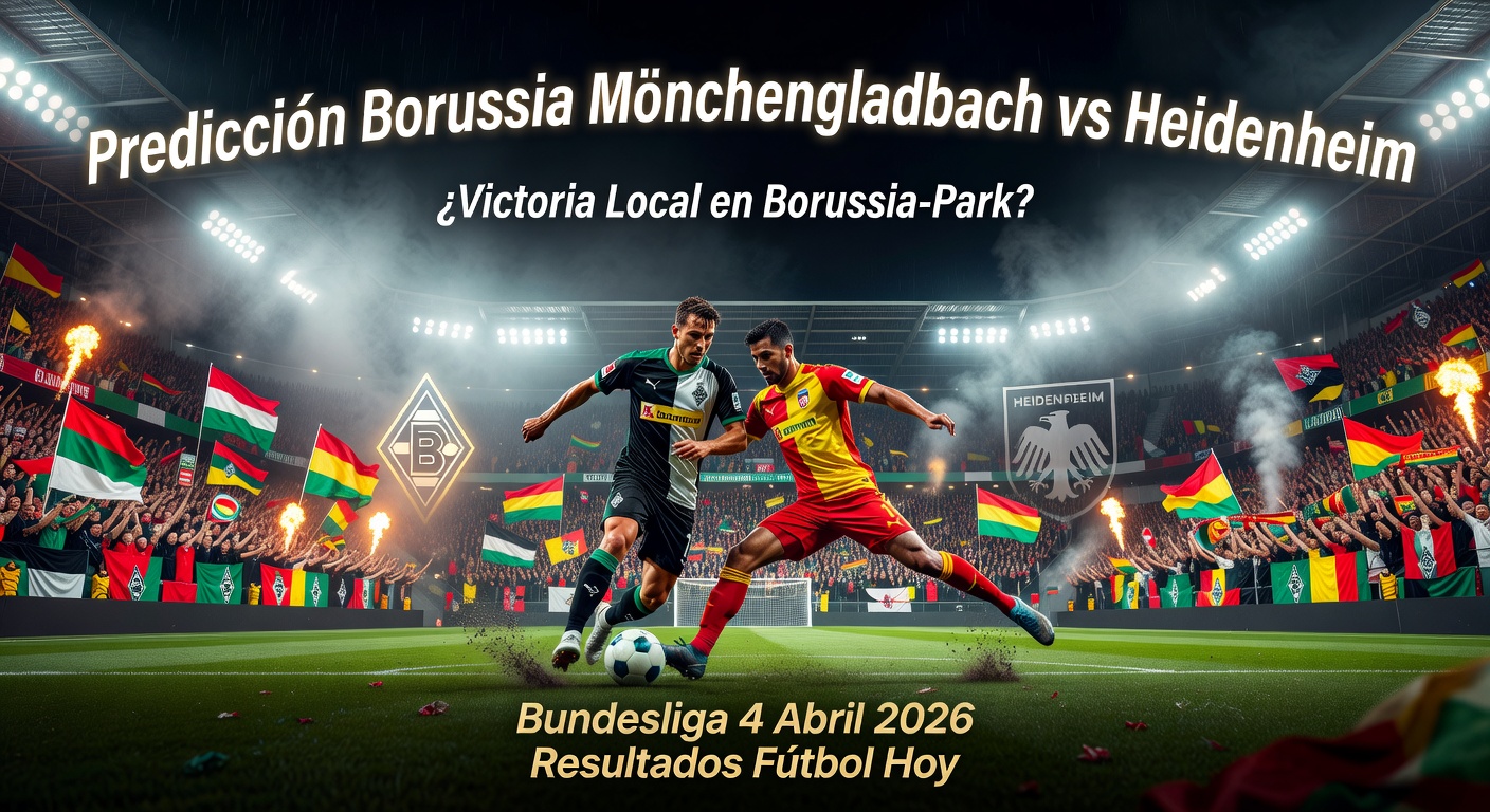 Borussia Mönchengladbach vs 1. FC Heidenheim Pronóstico / Prediction