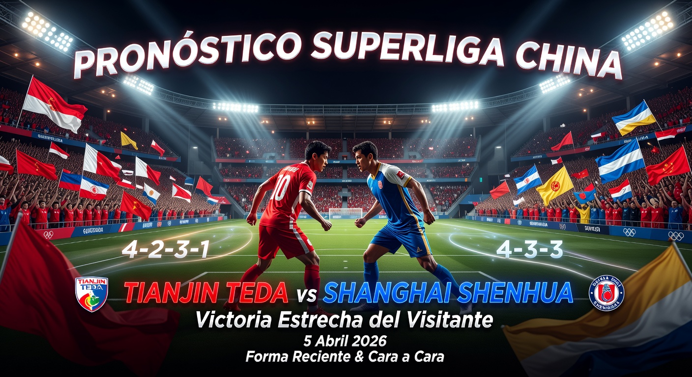 Tianjin Teda vs Shanghai Shenhua Pronóstico / Prediction