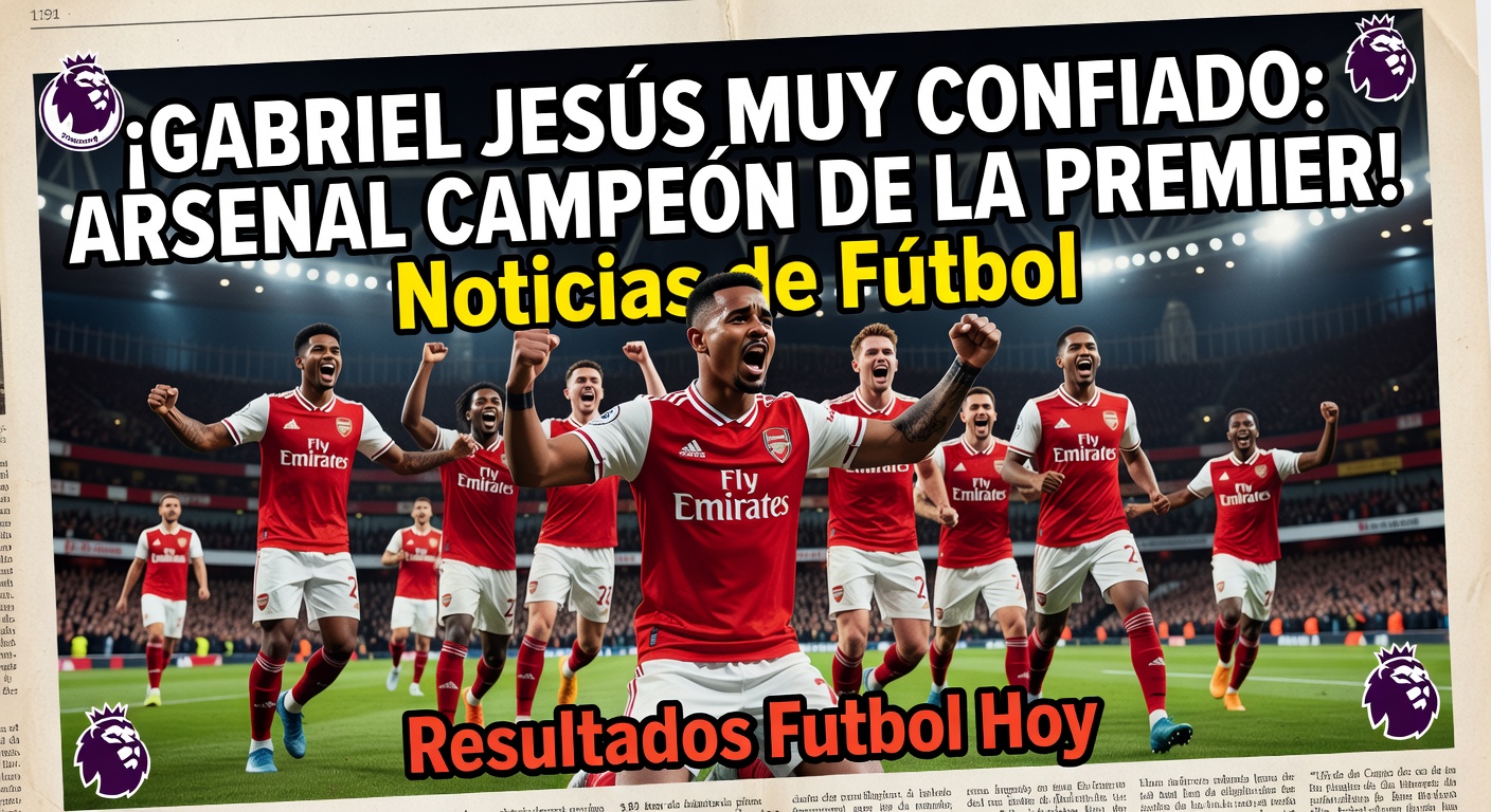 Gabriel Jesus 'very confident' Arsenal will win Premier League title