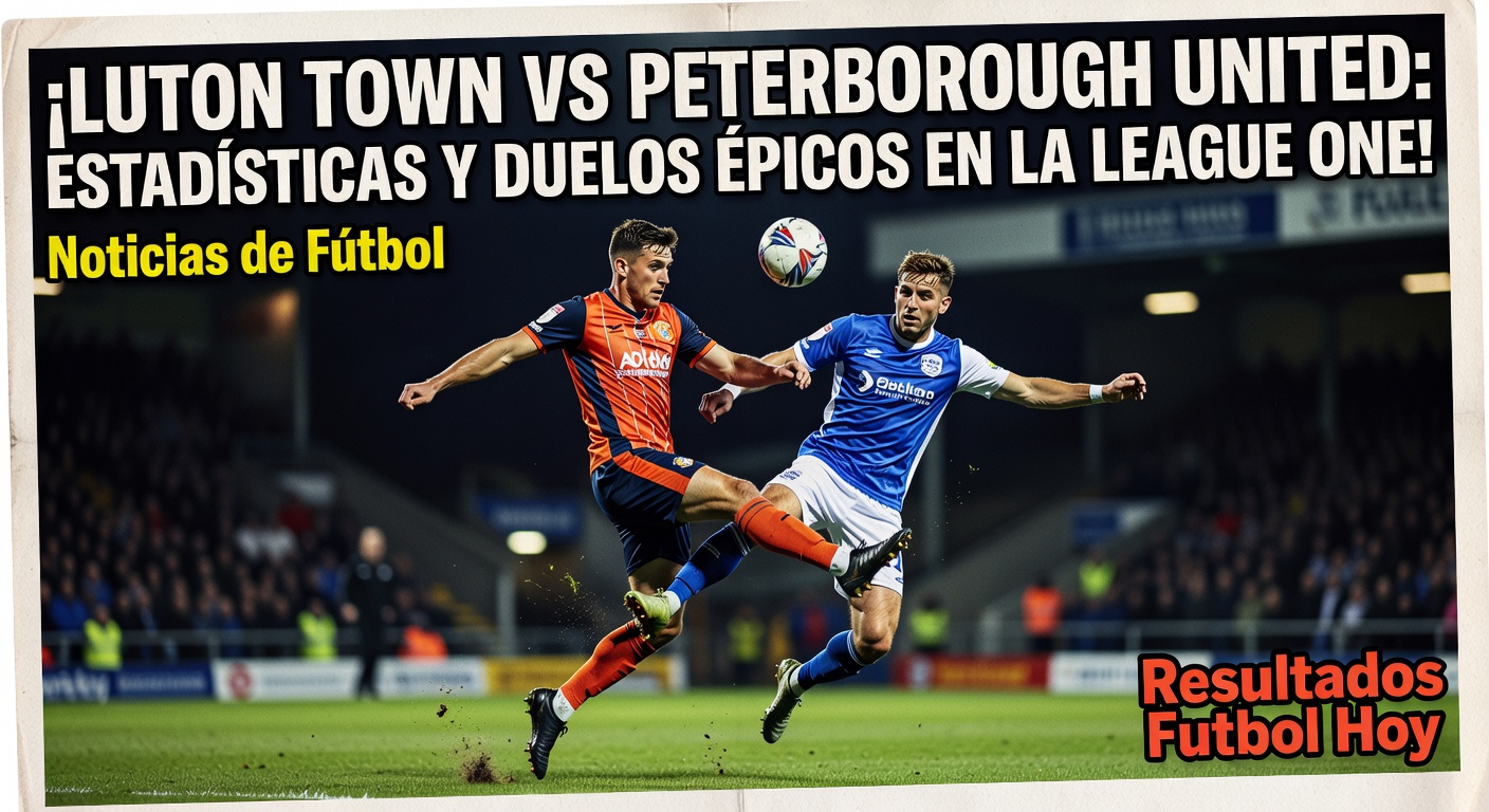 League One action: Luton vs Peterborough (BBC Sport)