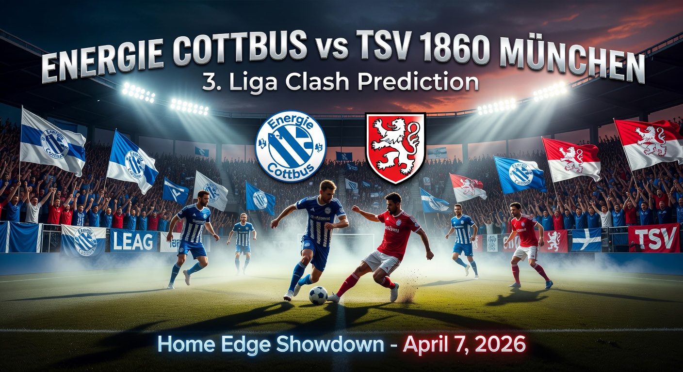 Energie Cottbus vs TSV 1860 München Pronóstico / Prediction