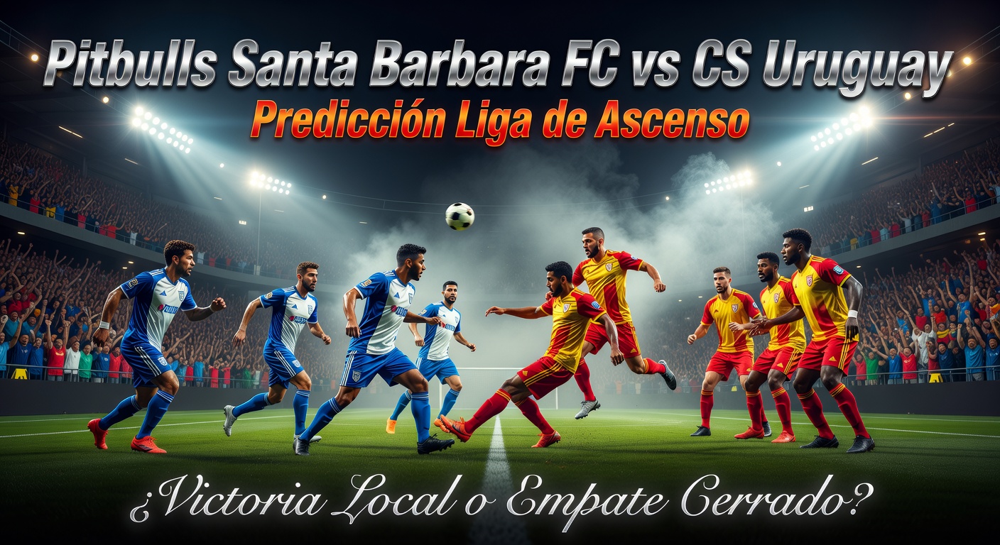 Pitbulls Santa Barbara FC vs CS Uruguay Pronóstico / Prediction