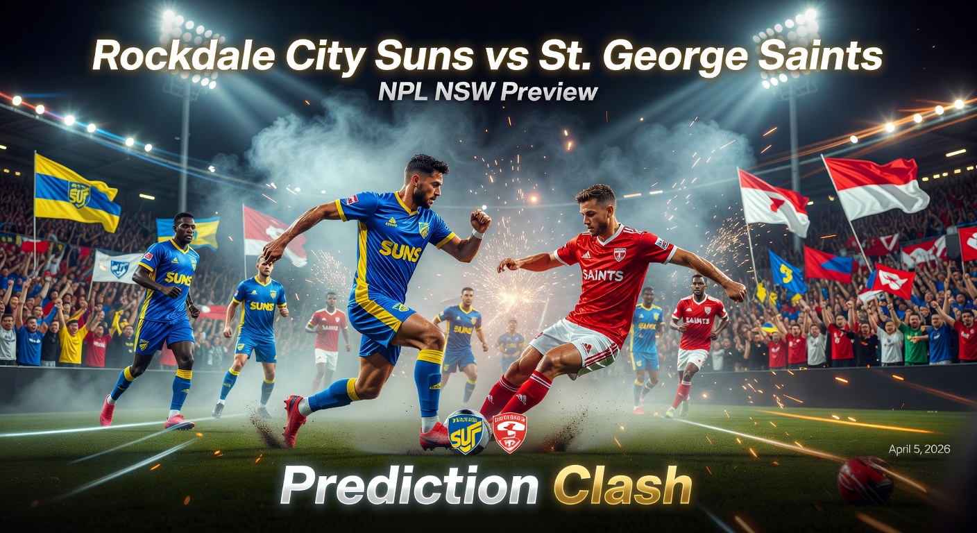 Rockdale City Suns vs St. George Saints Pronóstico / Prediction