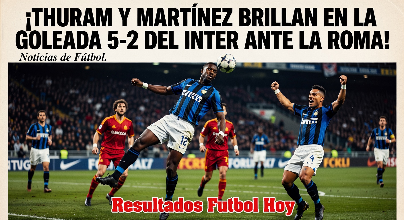 Thuram and Martinez inspire Inter to 5-2 statement win over Roma (Reuters, 13 hours ago)