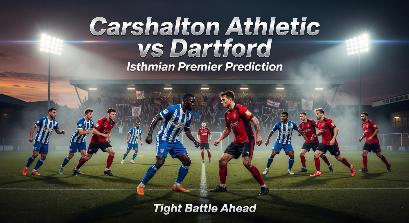 Carshalton Athletic vs Dartford Pronóstico / Prediction
