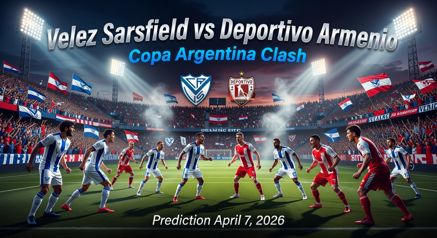 Velez Sarsfield vs Deportivo Armenio Pronóstico / Prediction